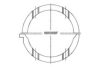 PSA 011885 Thrust Washer, crankshaft